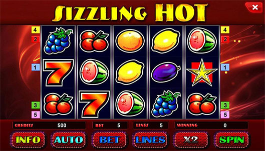 Sizzling Hot слот